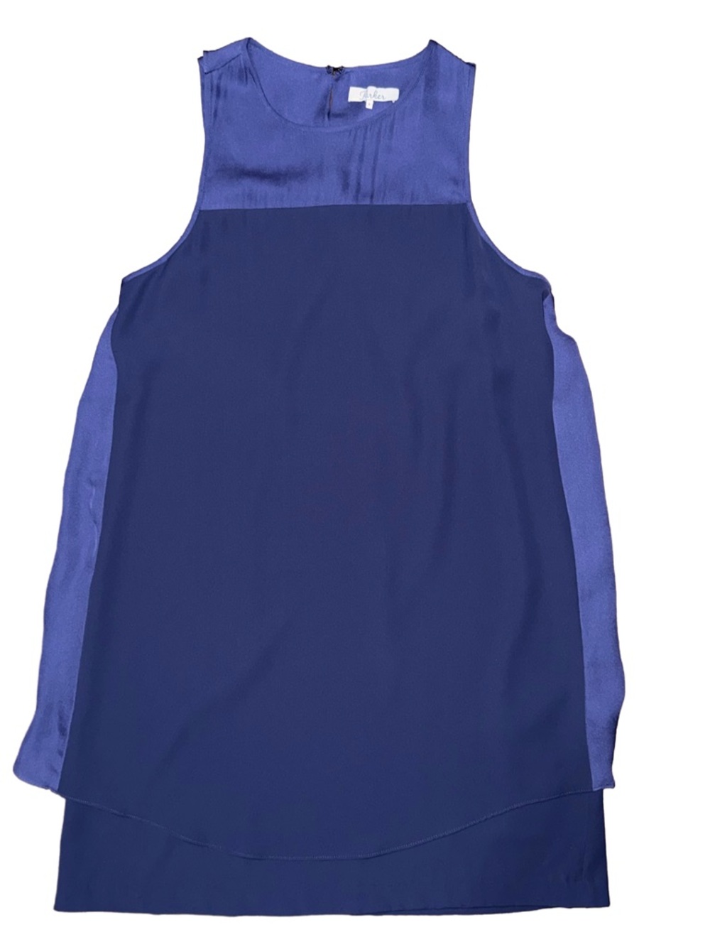 Parker Sleeveless Silk Shift Dress Minimalist Quiet Luxury
